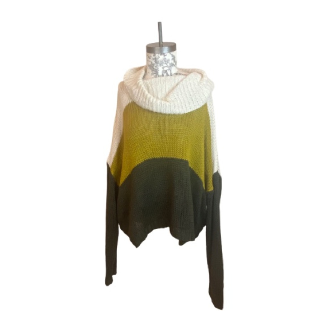 BEACHLUNCHLOUNGE Cowl Neck Dara Sweater XL